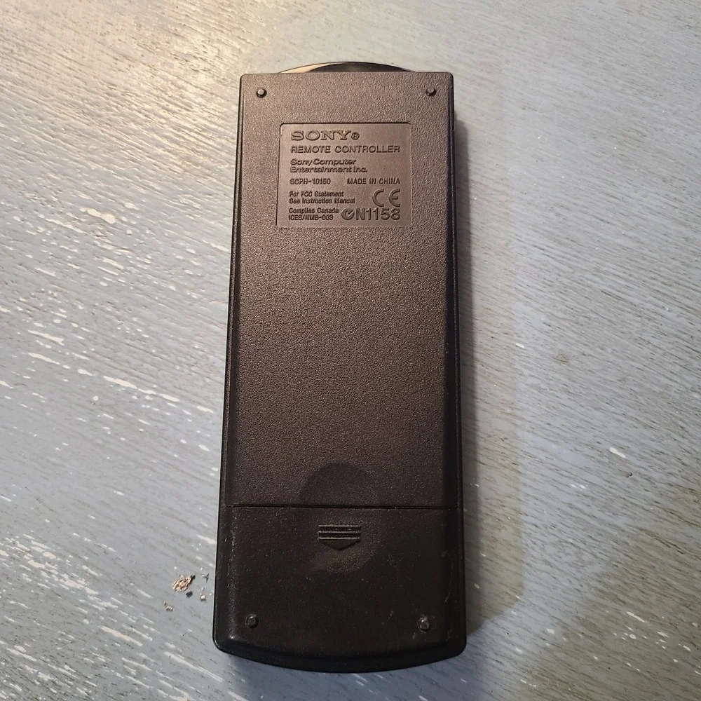 Sony PS2 DVD PlayStation‎ Remote Control Model SCPH-10150 Tested Black